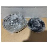 9PCS Viking Stainless Steel Mixing Bowl Set with Strainer