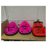 LOT OF 3 Flybar Flybar Bumper Car, Battery Powered Ride On