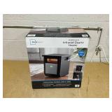 Mainstays 1500W Electric 4-Element Infrared Cabinet Space Heater for Indoor