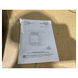 Mainstays 1500W Electric 4-Element Infrared Cabinet Space Heater for Indoor