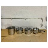 LOT OF 4 Miscellaneous Cooking Pots