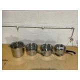 LOT OF 4 Miscellaneous Cooking Pots