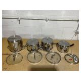 LOT OF 4 Miscellaneous Cooking Pots