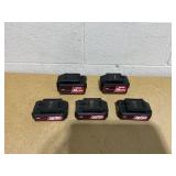 LOT OF Hyper Tough 20V Lithium-Ion Batteries