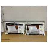LOT OF 2 Standard/Queen Allswell Ultimate Support Bed Pillow with Dual Function Fill and Removable Cover
