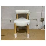 Sculptural Upholstered and Wood Dining Chair- Threshold