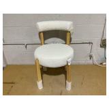 Sculptural Upholstered and Wood Dining Chair- Threshold