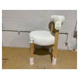 Sculptural Upholstered and Wood Dining Chair- Threshold