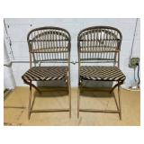 LOT OF 2 Aster Outdoor Patio Dining Chairs Folding Chairs - Threshold