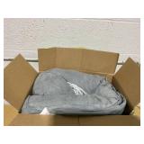 FurHaven Embossed Faux Fur & Suede Orthopedic Deluxe L-Chaise Pet Bed for Dogs & Cats