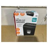 Pen+Gear 6-Sheet Micro-cut Paper/Credit Card Shredder with 3.4 Gallon Bin