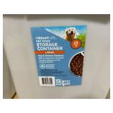 LOT OF 4 Vibrant Life Pet Food Storage Containers
