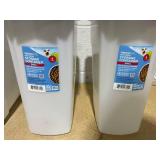 LOT OF 4 Vibrant Life Pet Food Storage Containers