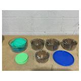 24PCS Anchor Hocking Glass SnugFit Food Storage Container Set