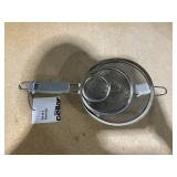 3PCS The Cellar Stainless Steel Sieve Set