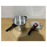 T-fal Initiatives Secure Aluminum Cookware, 6 Quart Pressure Cooker