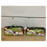 LOT OF 2 Ozark Trail, 3-Person Clip & Camp Dome Tent