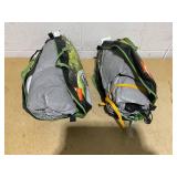 LOT OF 2 Ozark Trail, 3-Person Clip & Camp Dome Tent