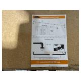 LOT OF 2 Higswor Curtain Rods for Windows 72 to 144, Black Curtain Rods 2 pack, Wrap Around Blackout Curtain Rod