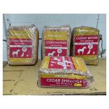 LOT OF 4 Vibrant Life Cedar Wood Pet Bedding, 141 L Bag