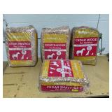 LOT OF 4 Vibrant Life Cedar Wood Pet Bedding, 141 L Bag