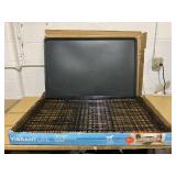 Vibrant Life Double Door Metal Wire 42" Dog Crate, Leak-Proof Pan & Divider for Dogs Up to 90 lbs