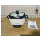 BLACK + DECKER 16-Cup Rice Cooker and Steamer