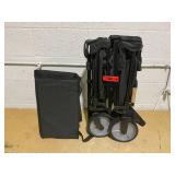 Ozark Trail Multi-Purpose Big Bucket Cart, Durable Black Wagon