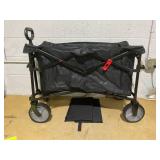 Ozark Trail Multi-Purpose Big Bucket Cart, Durable Black Wagon