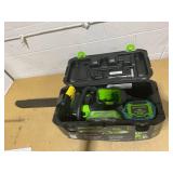Greenworks 60V 14 1.2kW Chainsaw with 2.5 Ah Battery & 3 Amp Charger