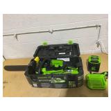Greenworks 60V 14 1.2kW Chainsaw with 2.5 Ah Battery & 3 Amp Charger