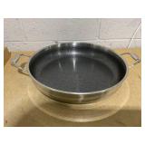 Livwell DiamondClad 14-Inch. Hybrid Nonstick Stainless Steel Everything Pan Set w/ Tempered Glass Lid