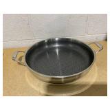 Livwell DiamondClad 14-Inch. Hybrid Nonstick Stainless Steel Everything Pan Set w/ Tempered Glass Lid