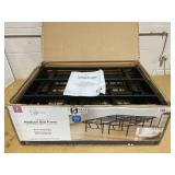 Full Size Mainstays 14" High Quad Fold Steel Platform Bed Frame