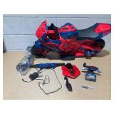 6V Spiderman Motorcycle, Battery Ride on Toy, for Kids, Ages 3+
