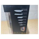 7PCS Cuisine::Pro Damashiro Emperor Mokuzai Knife Block Set
