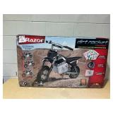 Razor Dirt Rocket MX350 - Black with Decals, up to 14 mph, 24V Electric Dirt Bike for Child 8+