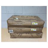 LOT OF 3 Elite Gourmet 7.5 Quart Triple Buffet Server Food Warmer Temperature Control