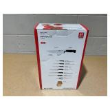 8PCS Zwilling J.A. Henckels Four Star Anniversary Knife Block Set