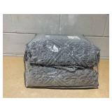 3PCS King Size VCNY Home Westland Grey Solid Tile Bedspread Set