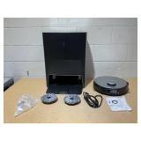 ECOVACS DEEBOT X1 Omni Robot Vacuum and Mop Combo with Self-Emptying, Auto-Wash, Auto-Refill and Auto-Hot Air Drying, Black