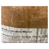 Premium Iowa Pork Strap Off Loin Boneless Miscut 10 lbs 7.4 ozs