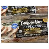 2 Pack Kroger Cook-in-Bag Peppercorn Pork Tenderloin, 19 oz Each
