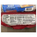 3 Johnsonville Beef Summer Sausage Rolls 12 oz Each