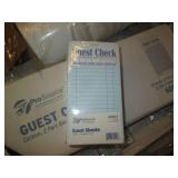 Pallet lot of guest check receipts and more!!