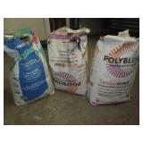 Trio of Sanded grout and tile morta...