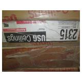 Large stack of USG ceiling tiles 5/...