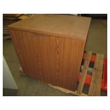 Laminate Wood-grain style 2-drawer ...