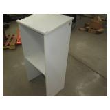 White laminate presentation podium...