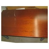 Very heavy conference table with wo...